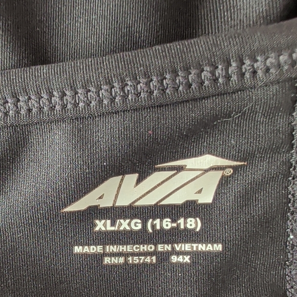 Avia Black Racerback Sports Bra - Picture 3 of 6